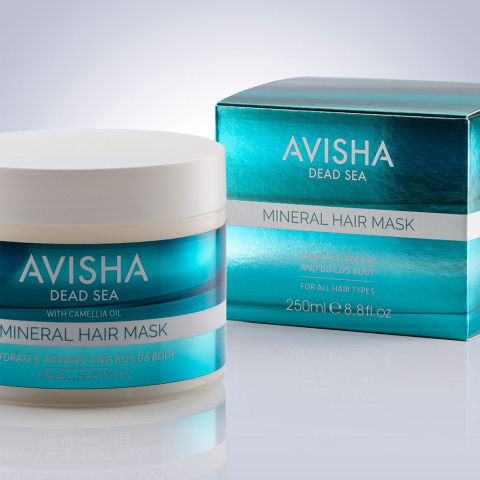 Avisha Skincare branding shown on a Jar and carton.