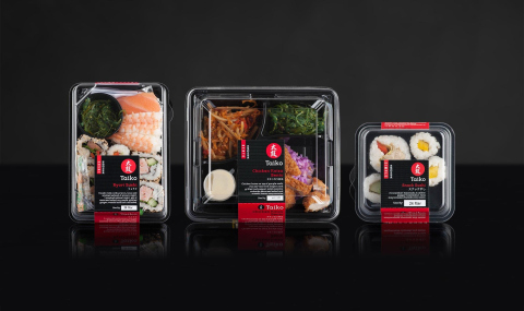 Branding for food - Waitrose sushi packaging